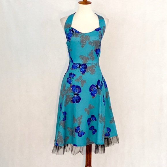 ihot Dresses & Skirts - iHot Rockabilly Inspired Mariposa Fit-Flare Dress